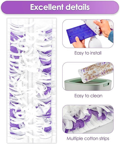 (25 Pack) Replacement Power Mop Pads for Swiffer PowerMop, Disposable PowerMop Mopping Pad Refills Compatible with Swiffer PowerMop, Multi-Surface Mop Pad Refills for Floor Cleaning