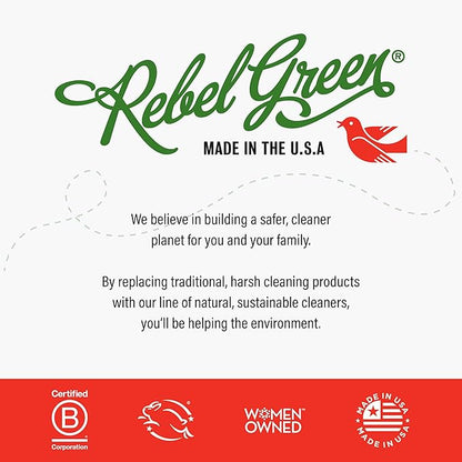 Rebel Green Neat and Tidy Tub & Tile Bathroom Cleaner Spray - Chamomile Orange Blossom Scent - Plant-Based Formula for Showers, Sinks, Tubs, Toilets, and Tile - 24 fl oz - 2 Pack