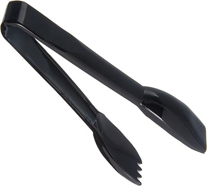 Carlisle FoodService Products 460603 Carly Salad Tong, 6" Salad Tong, Black, 1 Pack