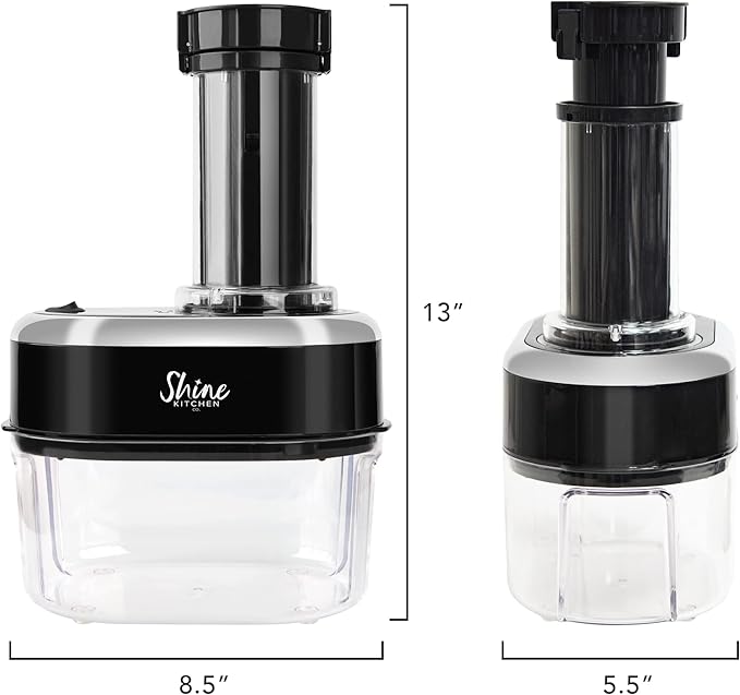 Shine Kitchen Co. SES-100 Electric Vegetable Spiralizer