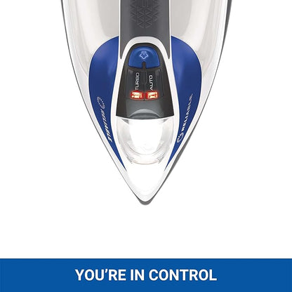 Reliable Velocity 240IR 1800W Steam Iron - Compact Vapor Generator Home Iron for Clothes, Sewing, Quilting and Crafting, Anodized Aluminum Soleplate, Continuous Steam Ironing