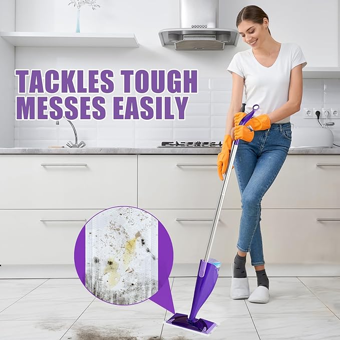 42Count Disposable Wet Pads Refill for Swiffer Wet Jet Spray Mop,Wet Jet Pads for All Floor Types,Disposable Multi Surface Wet Jet Hardwood Floor Cleaner for swiffer Wet Pads Refill