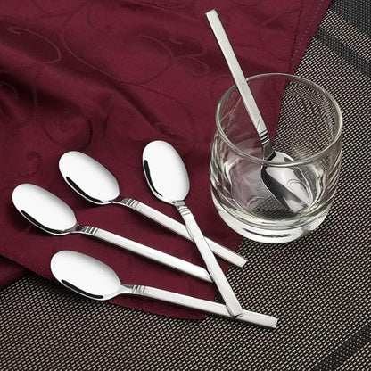 12-Piece Stainless Steel Coffee Spoons, Small Espresso Spoon, Mini Spoon
