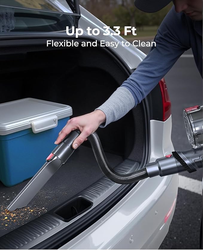 Cordless Vacuum Cleaner 600W/50Kpa, Stick Vacuum Cleaners 65 Mins Max Runtime with Charging Dock, Self-Standing Handheld Vacuum with Touch Display, 6-in-1 Vacuum Cleaner for Carpet/Hard Floor/Pet Hair