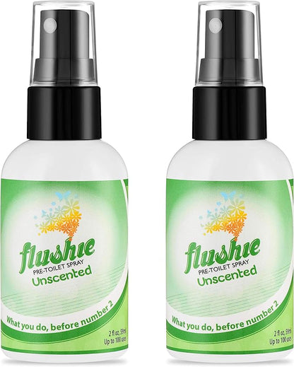 Flushie Pre-Toilet Sprays for Poop Travel Size Toiletries Bathroom Spray for Poop Spray for Toilet Deodorizer Traveling Essentials Poop deodorizer Poop Odor eliminator