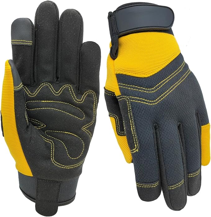 Thorn Proof&Puncture Resistant Gardening Gloves with Grip,Garden Gloves for Women, Leather Work Gloves,Gifts