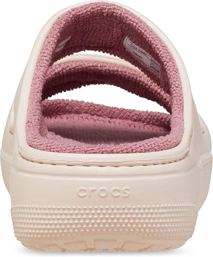 Crocs Unisex Adult Classic Cozzzy Towel Sandals, Fuzzy Slippers and Slides