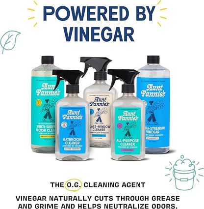 Aunt Fannie's Toilet Bowl Cleaner, Bleach-Free Cleaner Powered by Vinegar, Freshens and Removes Stains, Eucalyptus Scent, 24 fl oz, Pack of 6