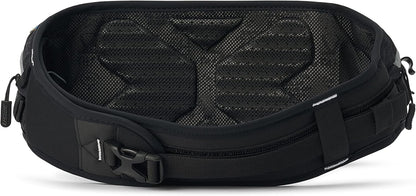 USWE Zulo Hydration Hip Pack - with Organizer and Side Pockets, Bounce Free Hip Belt (6L, Black)