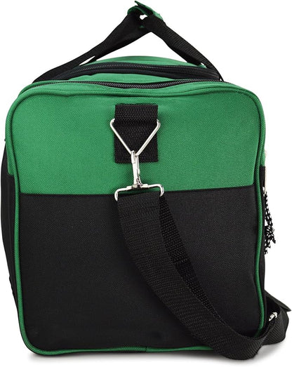 DALIX 21" Blank Sports Duffle Bag Gym Bag Travel Duffel Adjustable Strap in Green