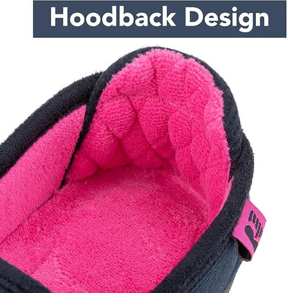 RockDove Women's Two-Tone Hoodback Slipper with Removable Insole