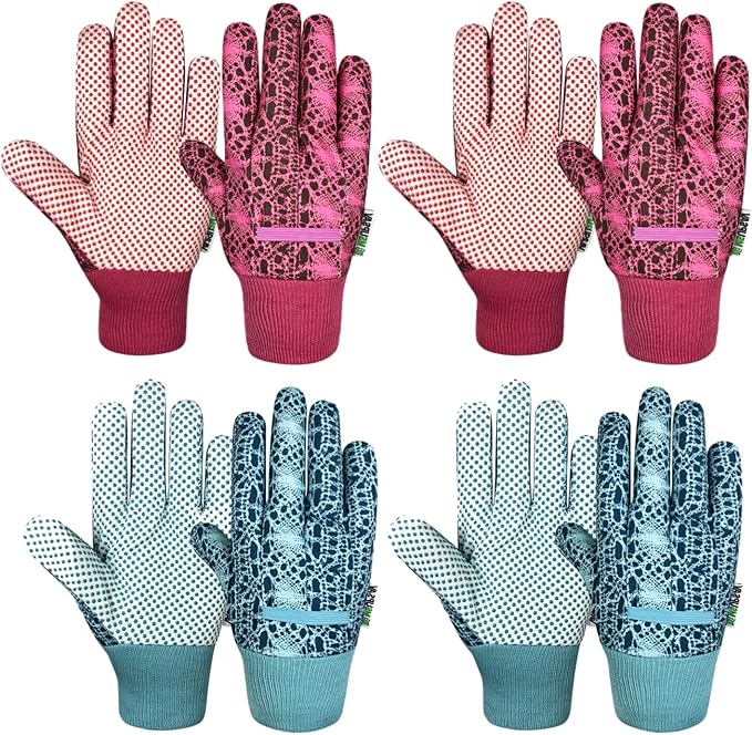 Thorn Proof&Puncture Resistant Gardening Gloves with Grip,Garden Gloves for Women, Leather Work Gloves,Gifts