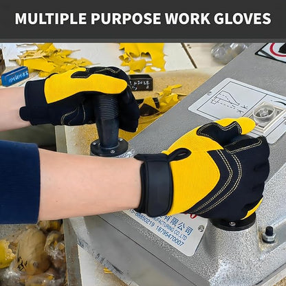 Thorn Proof&Puncture Resistant Gardening Gloves with Grip,Garden Gloves for Women, Leather Work Gloves,Gifts