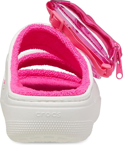Crocs Unisex Adult Classic Cozzzy Towel Sandals, Fuzzy Slippers and Slides