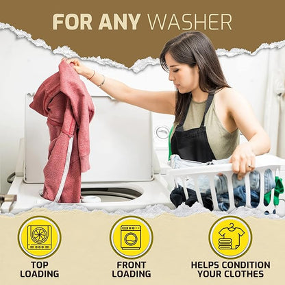 Scent Boosters for Washer, Wild Lemon Aroma - Bulk Laundry Booster Beads and Fabric Smell Deodorizer - In Wash Odor Eliminator Pods for Fresh Scented Clothes