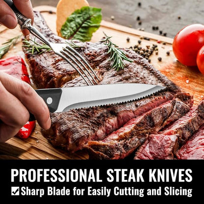 Hiware 24-Piece Silverware Set