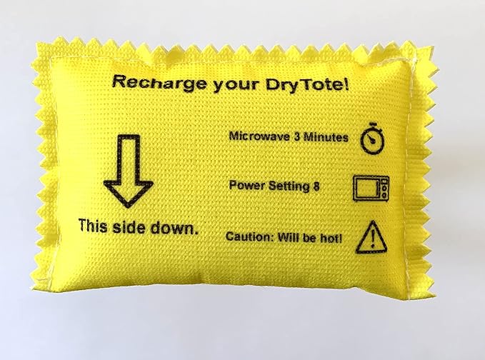 100g Rechargeable Desiccant Pack - Moisture Absorbing Bag - Silica Gel Desiccant Dehumidifier for Storage Bins and Totes