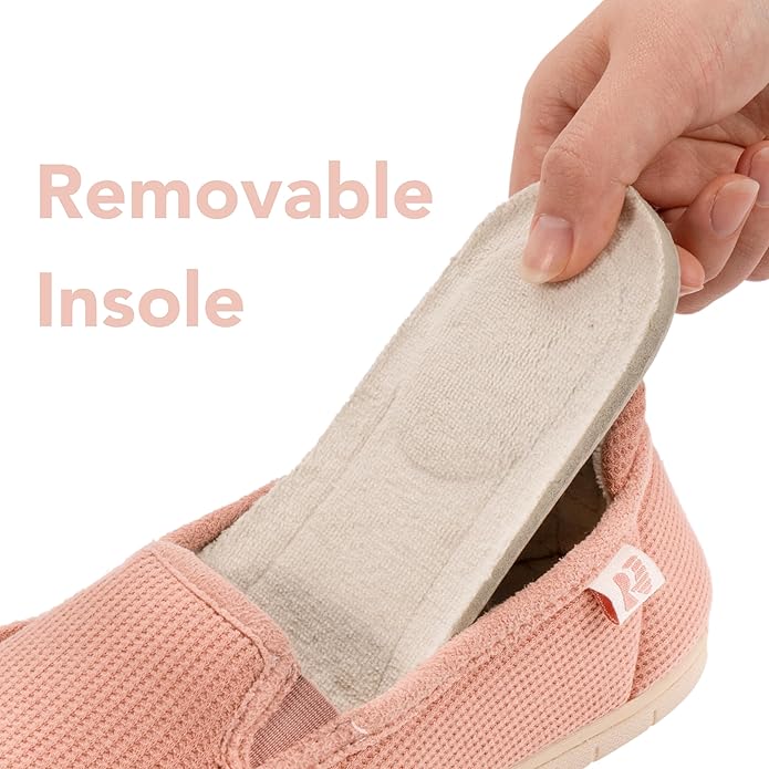 RockDove Women's Two-Tone Hoodback Slipper with Removable Insole