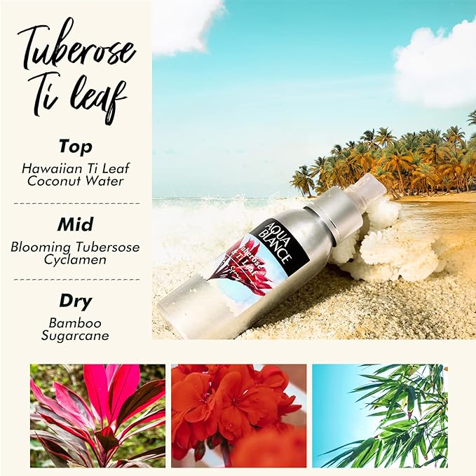 Fragrant Room Spray, Hawaiian Luau, 3 x 3.4 fl oz, Air Fresheners Odor Eliminator for Home, Bathroom, Concentrated Room Spray