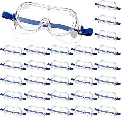 Yunsailing Protective Safety Goggles Lab Over Glasses Clear Anti Fog Eye Protection Goggles for Men Women