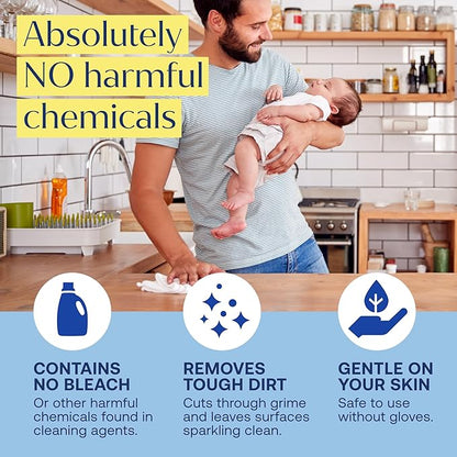 Fab Tab Fabtab Sustainable Multi-surface Cleaner Refill Cleaning Tablets For All Surfaces, Plant-based, No Harsh Chemicals, Citrus Scent (bottle Not Included)