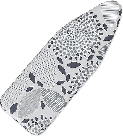 Ironing Board Cover with Two 5MM Thick Feltpads,15"x48"Heat Resistant Replacement Ironing Board Cover and Pad,Fits Standard Ironing Boards,Durability and Easy to Install