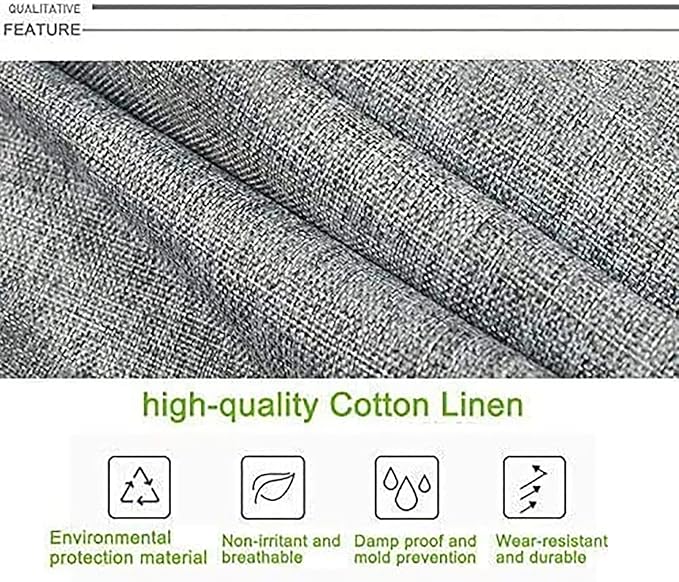 Hanging Closet Organizer, Easy Mount Collapsible 4-Shelf Camper Closet Wardrobe Hanging Storage Shelves, Folded Clothes Towels Handbag Shoes Accessories Storage, Linen Cloth, Gray