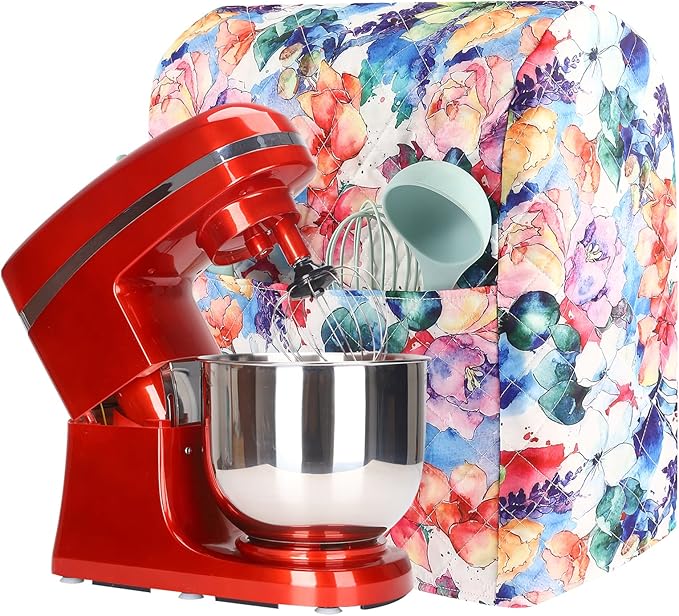 Kitchen Aid Mixer Cover,Kitchen Stand Mixer Cover Compatible With 5-8 Quart Kitchenaid Hamilton Mixers,Kitchen Aid Covers for Stand Mixer With Pockets,Kitchen Aid Mixer Assecories