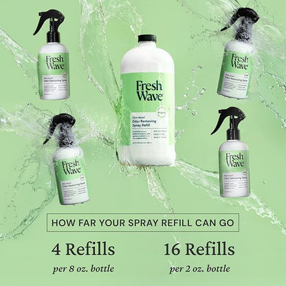 Fresh Wave Original Scent Odor Eliminator Spray & Air Freshener Refill, 32 fl. oz.