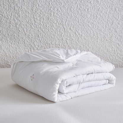 Simple&Opulence Cooling Quilted Mattress Pad – Fitted Sheet Mattress Protector Cover with Elastic Corners, Soft & Breathable, 16 Inch Deep Pocket (White,King)