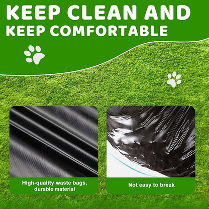 Dog Poop Trash Can Outside, 20L/5Gallon Dog Waste Trash Can with Lid, Pedal and Removable Inner Waste Bin, Pet Poop Bucket with 100 Bags, Red