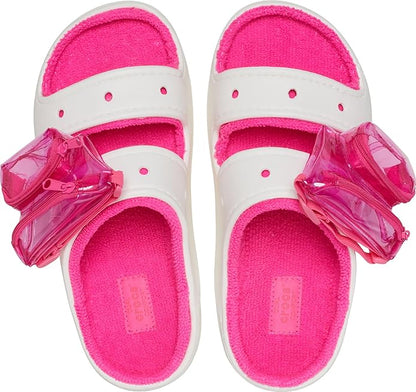 Crocs Unisex Adult Classic Cozzzy Towel Sandals, Fuzzy Slippers and Slides