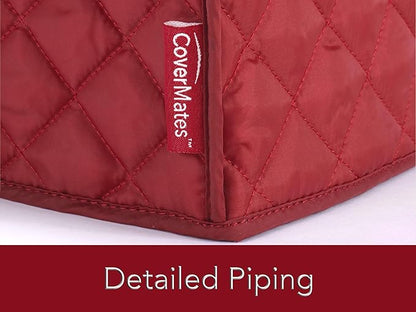 Covermates Keepsakes - Coffee Maker Cover - Dust Protection - Stain Resistant - Washable - Appliance Cover, Red