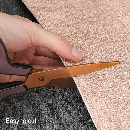 Table Runners 55 Inches Long, Dual-Sided Faux Leather Farmhouse Table Runner Waterproof Heatproof Non-Slip for Living Room Party Home Decor Holiday Decorations(Gray Pink, 15 x 55 Inch)