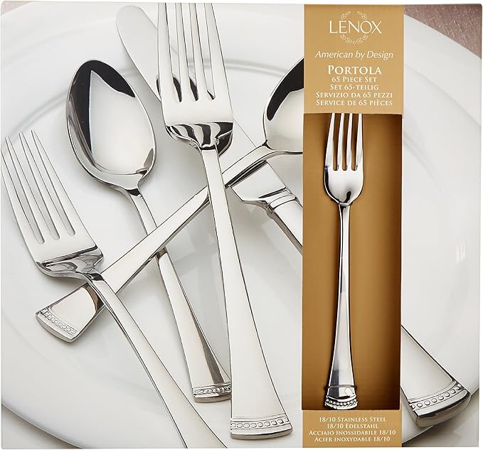 Lenox 815486 Portola 65-Piece Flatware Set