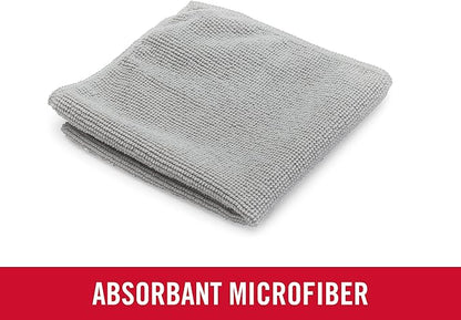 Rubbermaid All Purpose Microfiber Cleaning Cloth Towels, 12"x12", Non-Scratch, Reusable/Washable for Cleaning/Wiping/Polishing for Home/Kitchen/Car (Pack of 300)