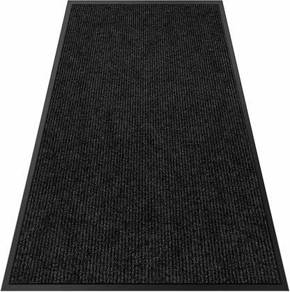 2′ x 19′ Front Door Mat Indoor Outdoor Entrance, Commercial Floor Mat Heavy Duty Dirt Trapper Entryway Doormat, Custom Size Non Slip Rubber Backing Welcome mat, Door Mat for High Traffic Area