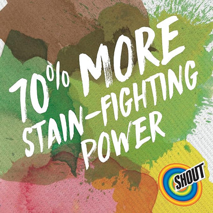 Shout Advanced Spray and Wash Laundry Stain Remover Gel, Best Shout Formula, 22 oz - Pack of 3