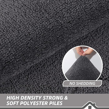 BEQHAUSE Door Mat 24" x 60", Non-Slip Door Mats Indoor Entryway Rugs Washable Low-Profile Absorbent and Stain Resist Floor Mats, Dog Door Mat for Front Back Door, Muddy Wet Shoes & Paws, Dark Grey