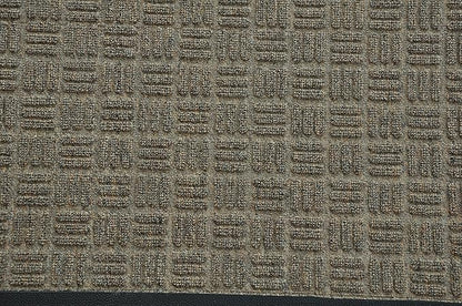 Kempf Water Retainer Entrance Mat, Indoor Outdoor Rubber Rug, Moisture Trapping, Absorbent Mat, 2 by 3-Feet, Brown