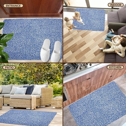 Premium Microfiber Indoor Door Mat – 20"x30" Washable Entry Mat, Non-Slip, Waterproof Backing, Super Absorbent, Low Profile Entryway Doormat for Indoor Entrance